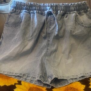 Time and Tru Light Blue Jean Shorts